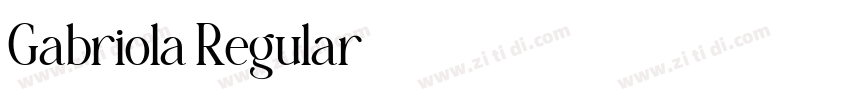 Gabriola Regular字体转换 Gabriola Regular字体转换